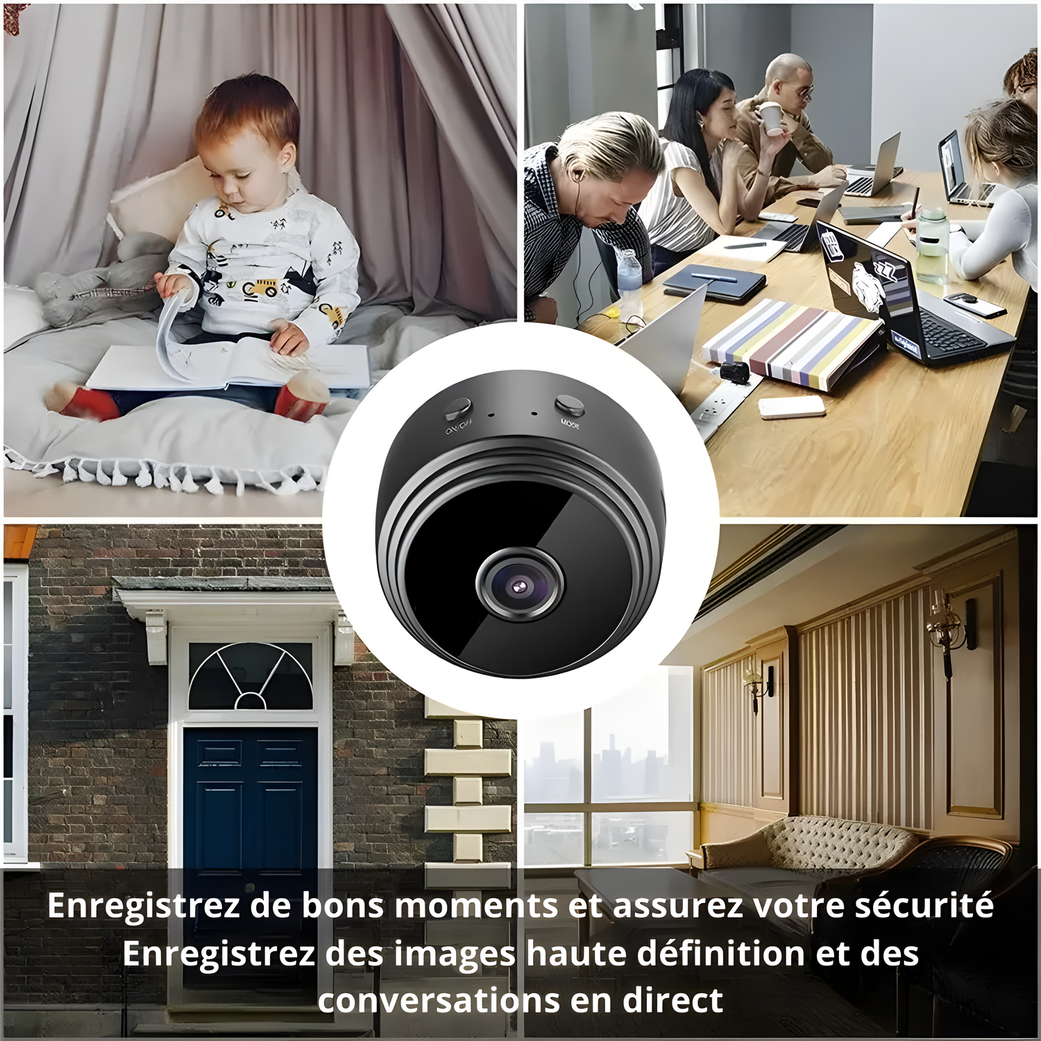 EyeSecureCam - Mini caméra sans fil
